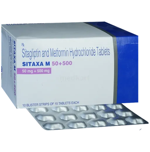 sitaxa m 50/500mg tablet 15's